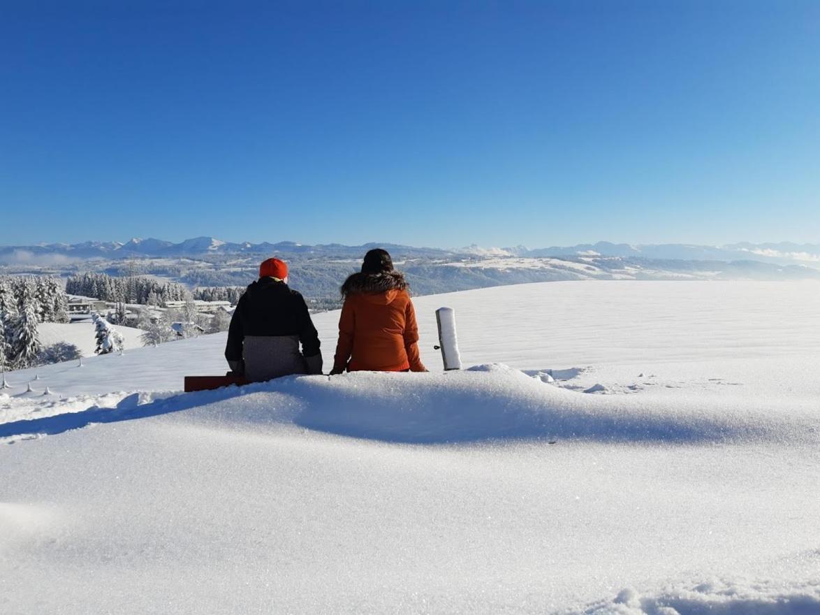 Ferienwohnung Pickenhan Scheidegg Bagian luar foto